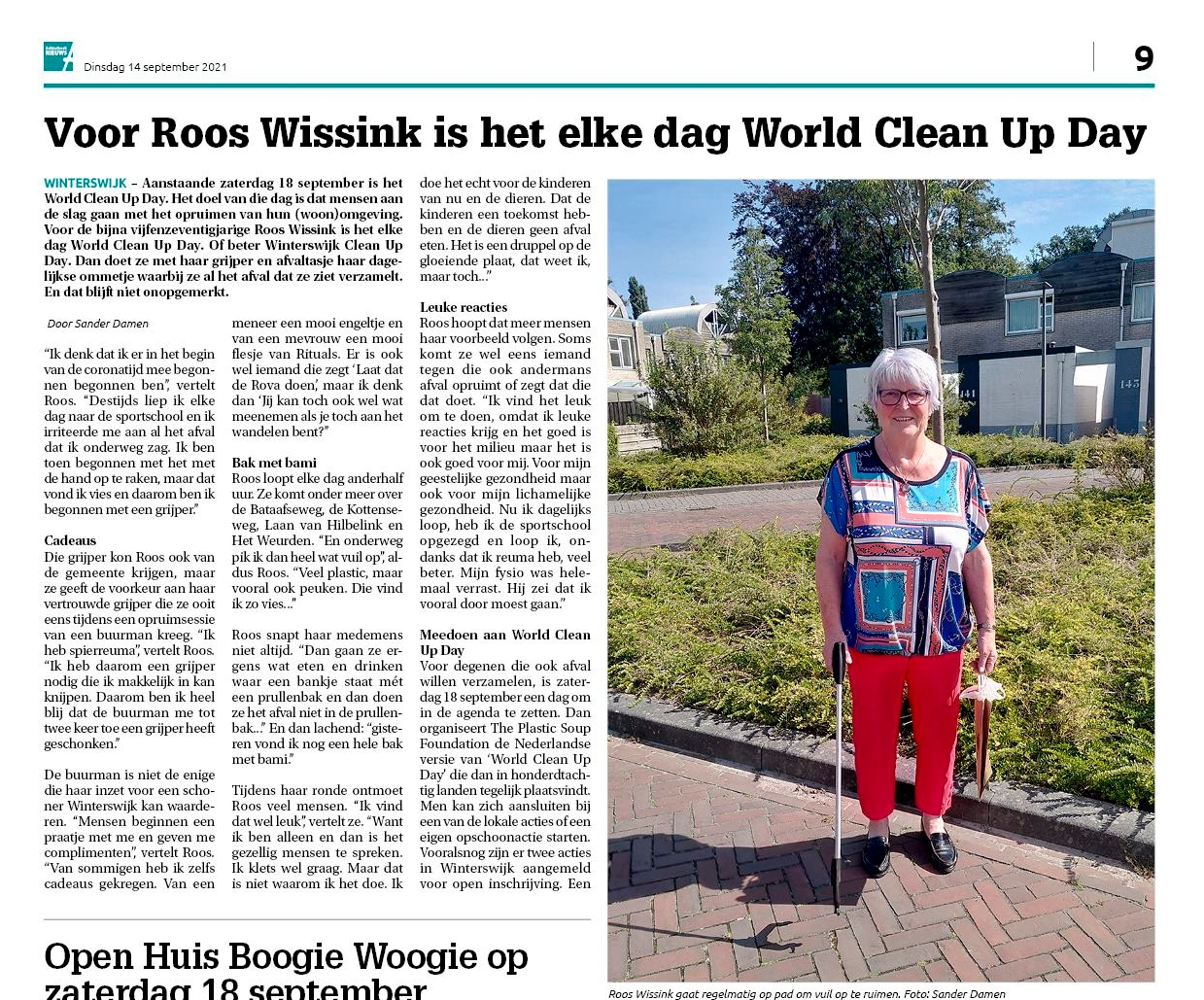 artikel over Roos Wissink